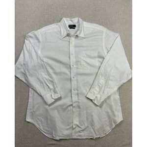 Polo Ralph Lauren Mens Long Sleeve Button Up Shirt Size 18/2XL White.